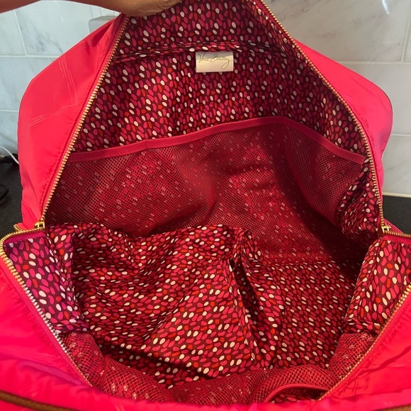 VERA BRADLEY LIGHTEN UP PREPPY POLLY YOGA SPORT BEACH GYM EXERCISE BAG - Picture 9 of 16